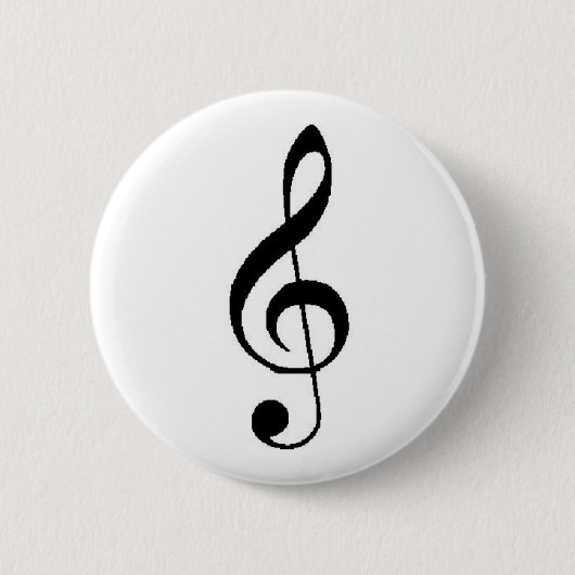 Knopf des dreifachen Clef Button (Vorderseite)