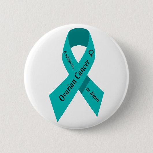 Knopf des Eierstockkrebses Button (Vorderseite)