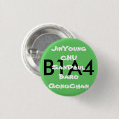 Knopf des Fan-B1A4 Button (Vorne & Hinten)