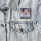 Knopf des Flamingo-ACEO Button (Beispiel)