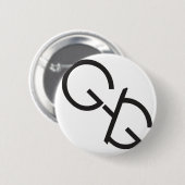 Knopf des Gag-Logo-2.25in Button (Vorne & Hinten)