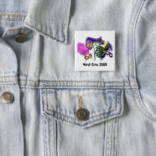 Knopf des Karneval-2009 Button (Beispiel)