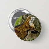 Knopf des Maned Wolf-1529 Button (Vorne & Hinten)