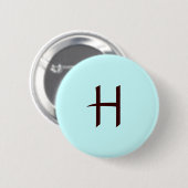 Knopf des Monogramm-H Button (Vorne & Hinten)