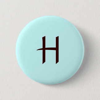 Knopf des Monogramm-H Button