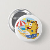 Knopf des North Carolina-VIPKID Button (Vorne & Hinten)