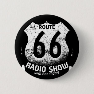 Knopf des Schlag-Radio-Weg-66 Button