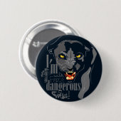Knopf des schwarzen Panthers Button (Vorne & Hinten)