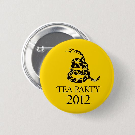 Knopf des Tee-Party-2012 Button (Vorne & Hinten)