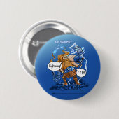 Knopf des Thor-Blitzes FTW (klein) Button (Vorne & Hinten)