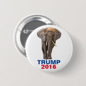 Knopf des Trumpfs 2016 Button (Vorne & Hinten)