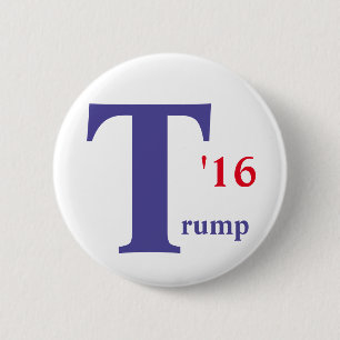 Knopf Donald Trump 2016 Button