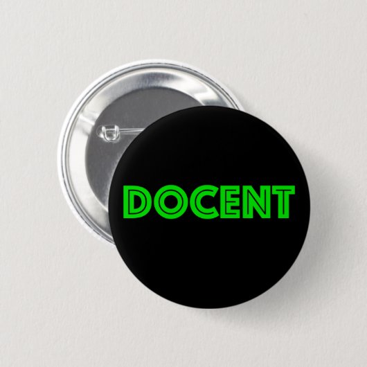 Knopf-Dozenten Button (Vorne & Hinten)
