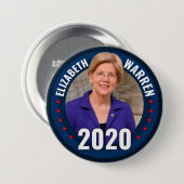 Knopf Elizabeth Waren 2020 Button (Vorne & Hinten)