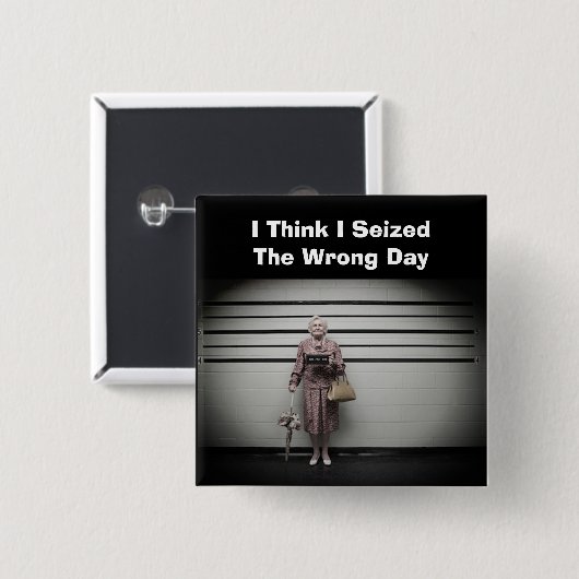 Knopf "Falscher Tag" Button (Vorne & Hinten)