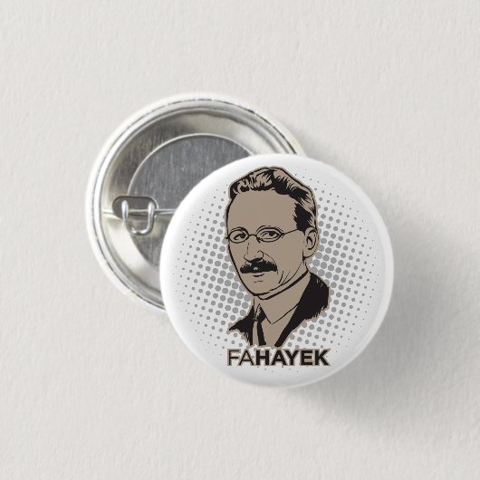 Knopf Fas Hayek Button (Vorne & Hinten)