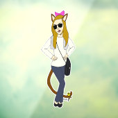 Knopf Fensteraufkleber (Blatt 3)