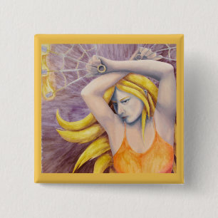 Knopf "Feuergoddess" Button