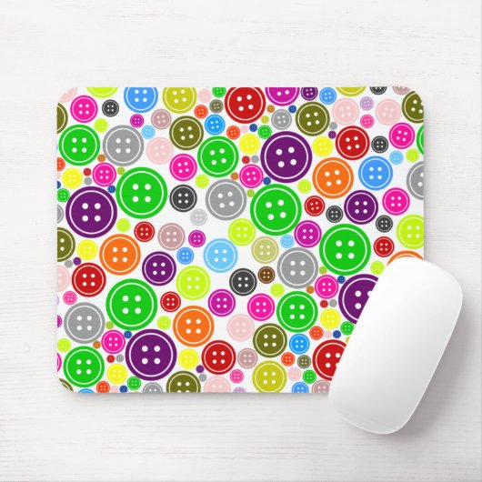 Knopf-Fieber! Mousepad (Mit Mouse)