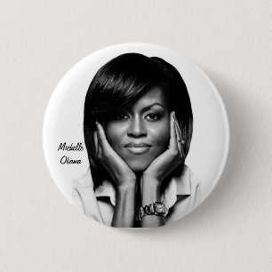 Knopf FIRST LADY-MICHELLE OBAMA Button