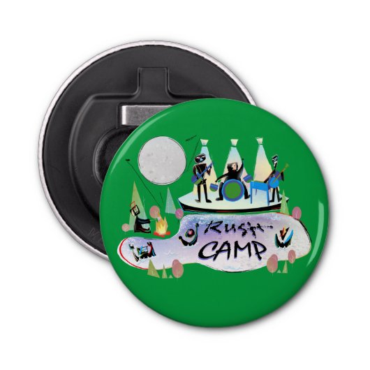 Knopf-Flaschen-Öffner RushCamp! Flaschenöffner (Vorderseite)