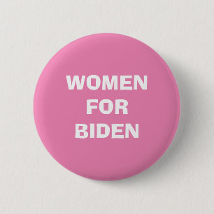 Knopf "Frauen für den Biden Pink-Präsidenten" Button