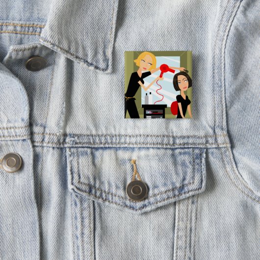 Knopf-Friseur Button (Beispiel)