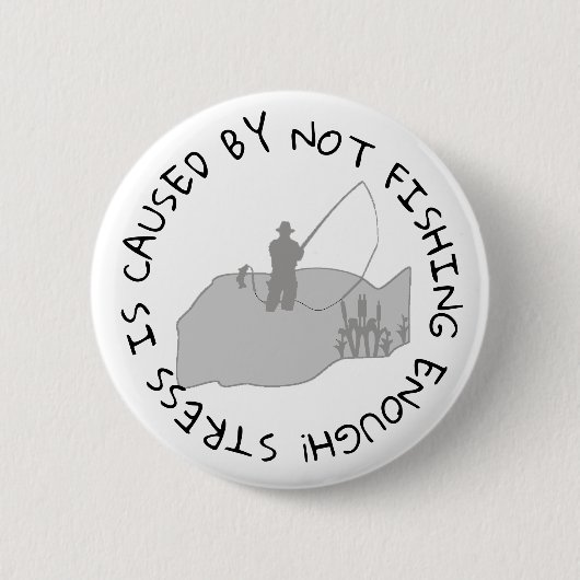 Knopf "Funny Fishing" Button (Vorderseite)
