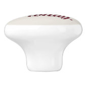 Knopf für benutzerdefinierte Keramik Keramikknauf (Seitenansicht)