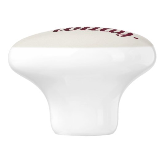 Knopf für benutzerdefinierte Keramik Keramikknauf (Seitenansicht)