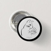 Knopf für coole Kaffeekasse Button (Vorne & Hinten)