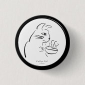 Knopf für coole Kaffeekasse Button (Vorderseite)
