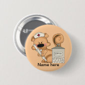 Knopf für das Eichhörnchen Button (Vorne & Hinten)