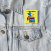 Knopf für das individuell angepasste Kleinmonster Button (Beispiel)