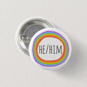 Knopf für den farbigen Regenbogenkreislauf des HAB Button (Vorne & Hinten)