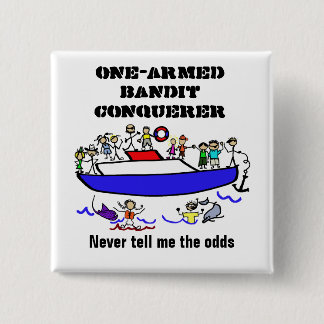 Knopf für den Sieger des Schlitz-Spiel-Marathons Button