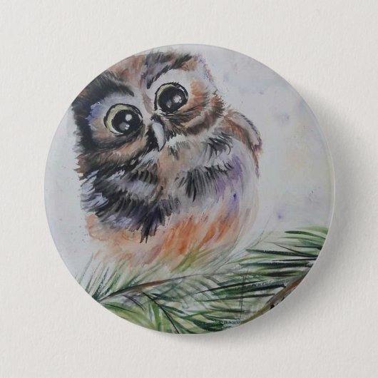 Knopf für die Aquarellmalerei Button (Vorderseite)