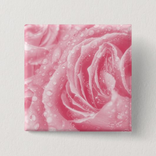Knopf für die glühende Rose Button (Vorderseite)
