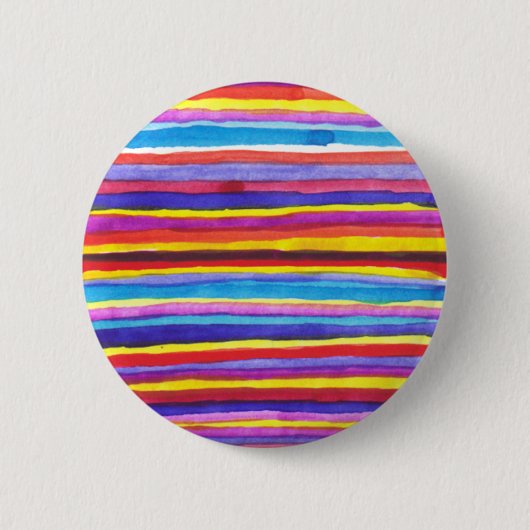 Knopf für fröhliche Streifen Button (Vorderseite)
