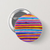 Knopf für fröhliche Streifen Button (Vorne & Hinten)