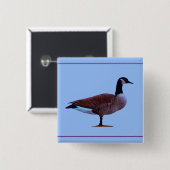 Knopf für Hübsches Gänse-Button Button (Vorne & Hinten)