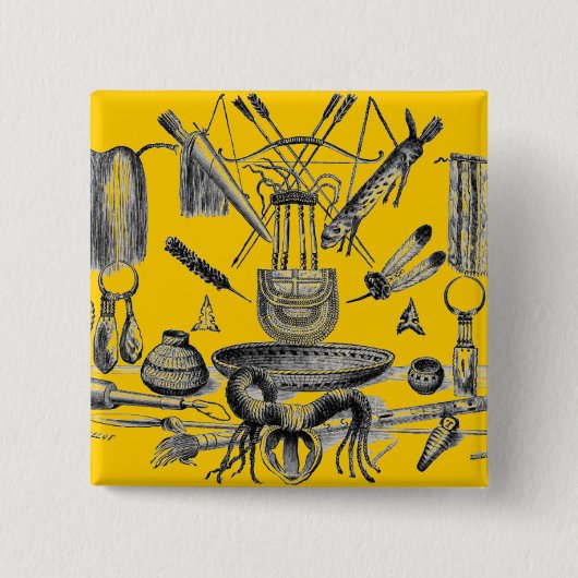 Knopf für indianische Artefakte Button (Vorderseite)