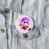 Knopf für kleine Mädchen Button (Beispiel)