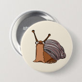 Knopf für kleine Schnecke - Farbe - Text Button (Vorne & Hinten)