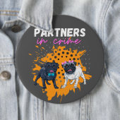 Knopf für Kriminalitätshunde Button (Beispiel)