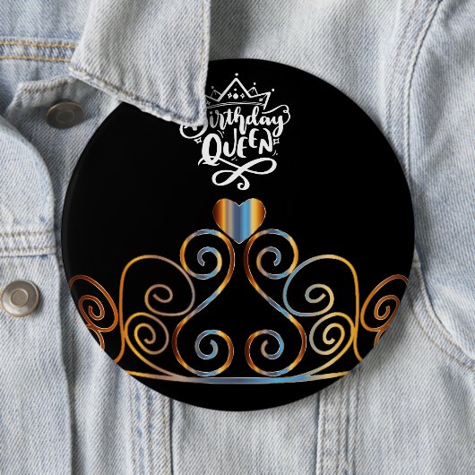 Knopf für Schwarz und Gold Button (Beispiel)