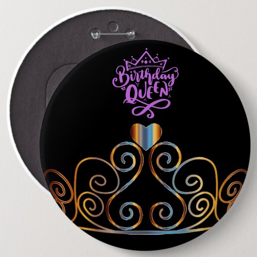 Knopf für Schwarz und Gold Button (Vorne & Hinten)