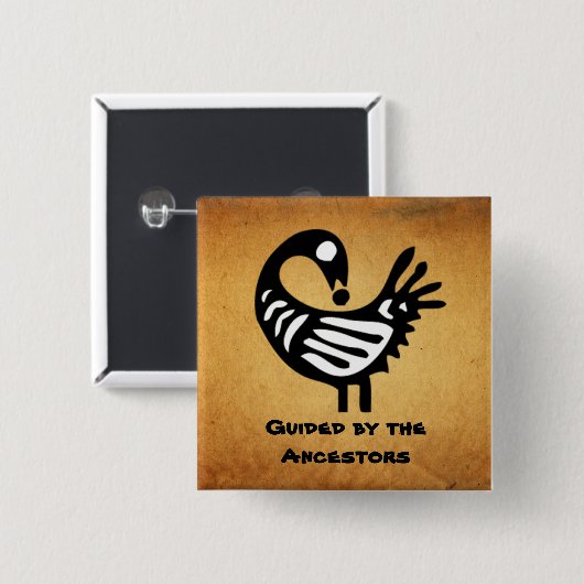 Knopf ~ geführt von den Vorfahren Button (Vorne & Hinten)