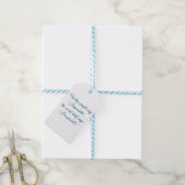 Knopf Geschenkanhänger (Mit Garn)