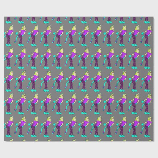 Knopf Geschenkpapier (Flach)